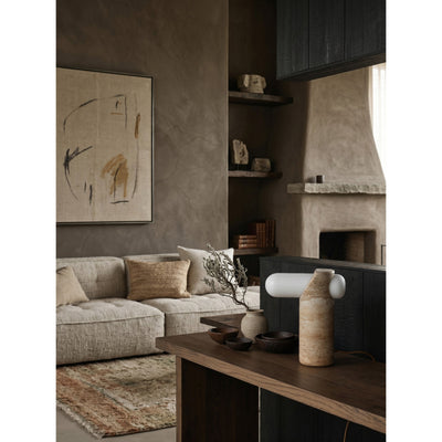 Marwen Travertine Table Lamp