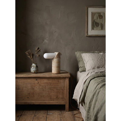 Marwen Travertine Table Lamp