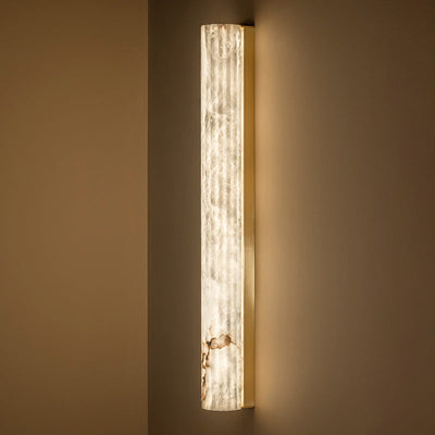 Wrenhaven Alabaster Roller Indoor Wall Light