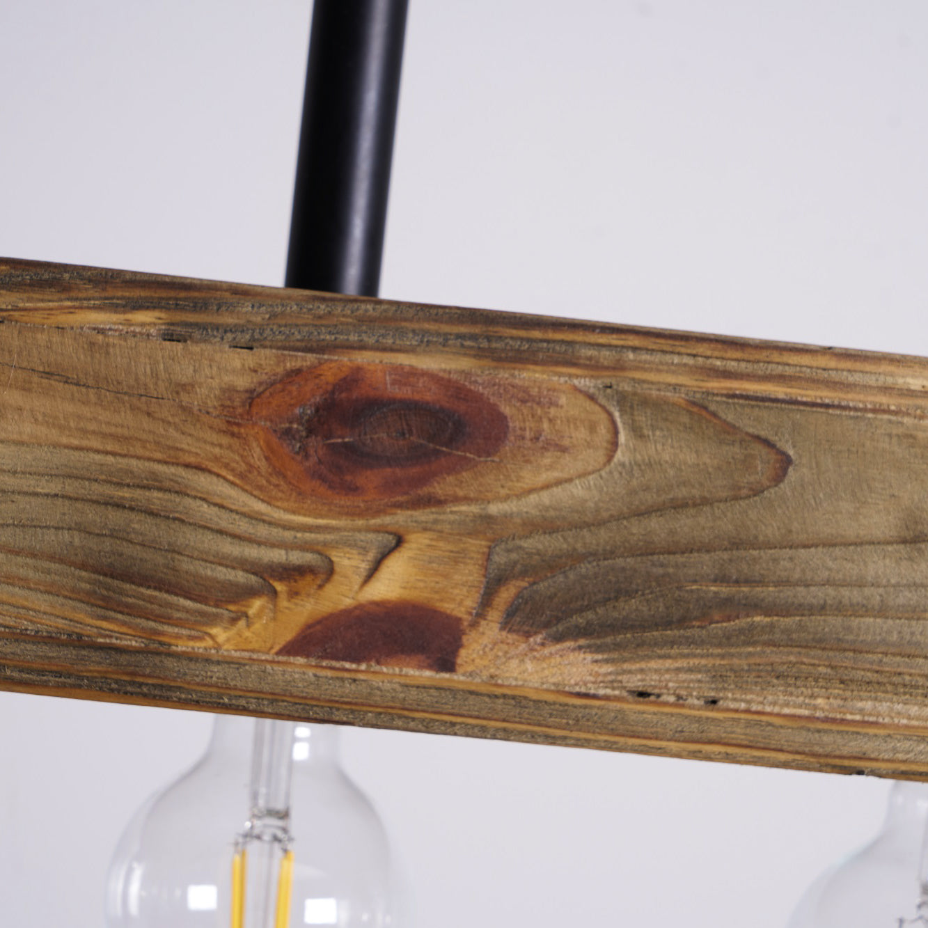 Ravenhaven Wood Beam Island Chandelier