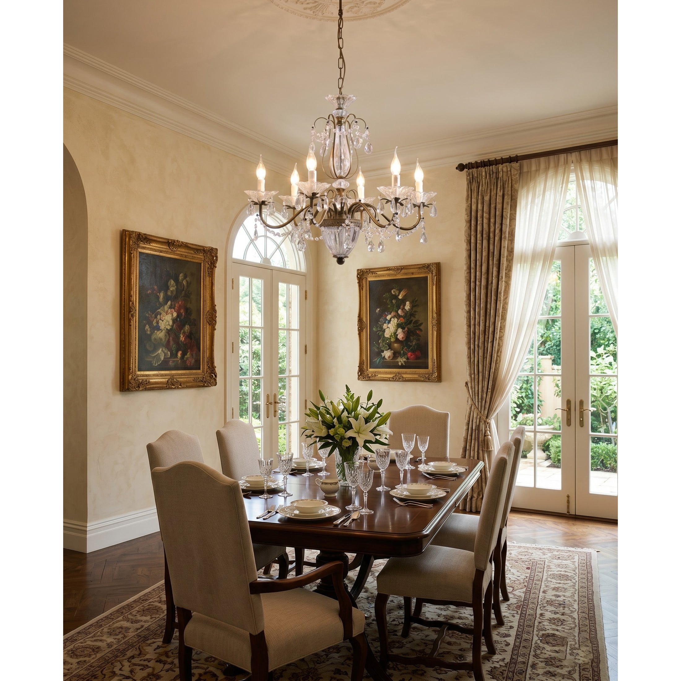 Venatici Crystal Chandelier