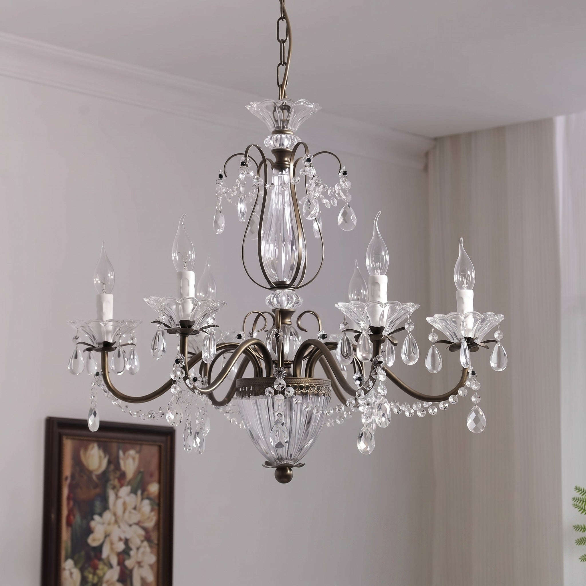 Venatici Crystal Chandelier