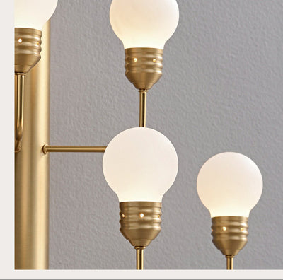 Albelina Alabaster Globe Wall Sconce