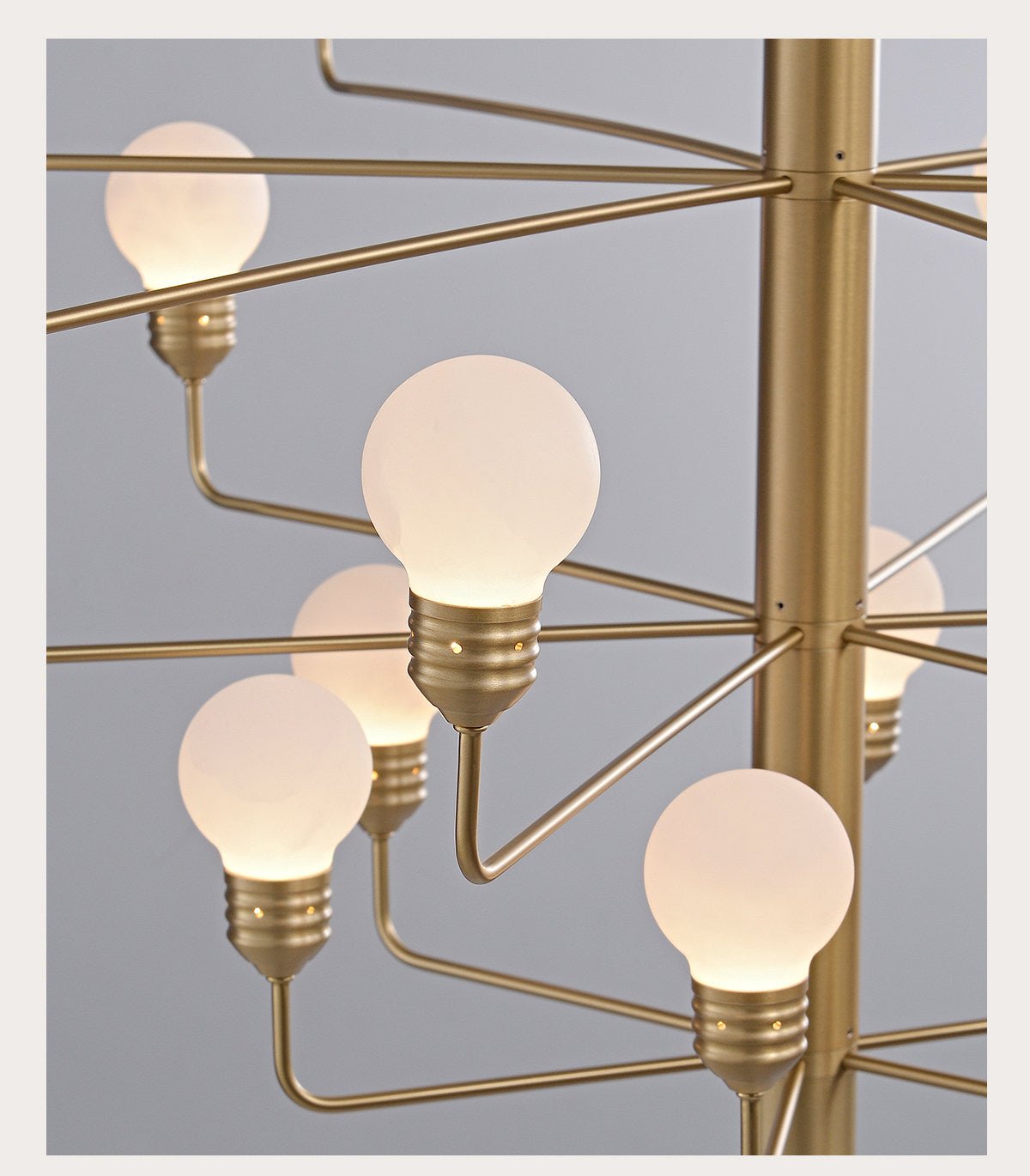 Alberaine Tiered Alabaster Globe Chandelier