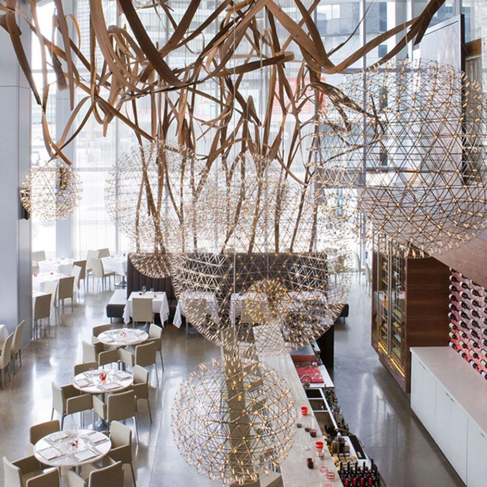Sylvarin Gold Spark Ball Pendant Light