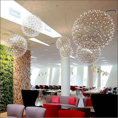 Sylvarin Gold Spark Ball Pendant Light