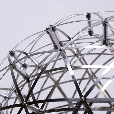 Delcourt Silver Spark Ball Pendant Light