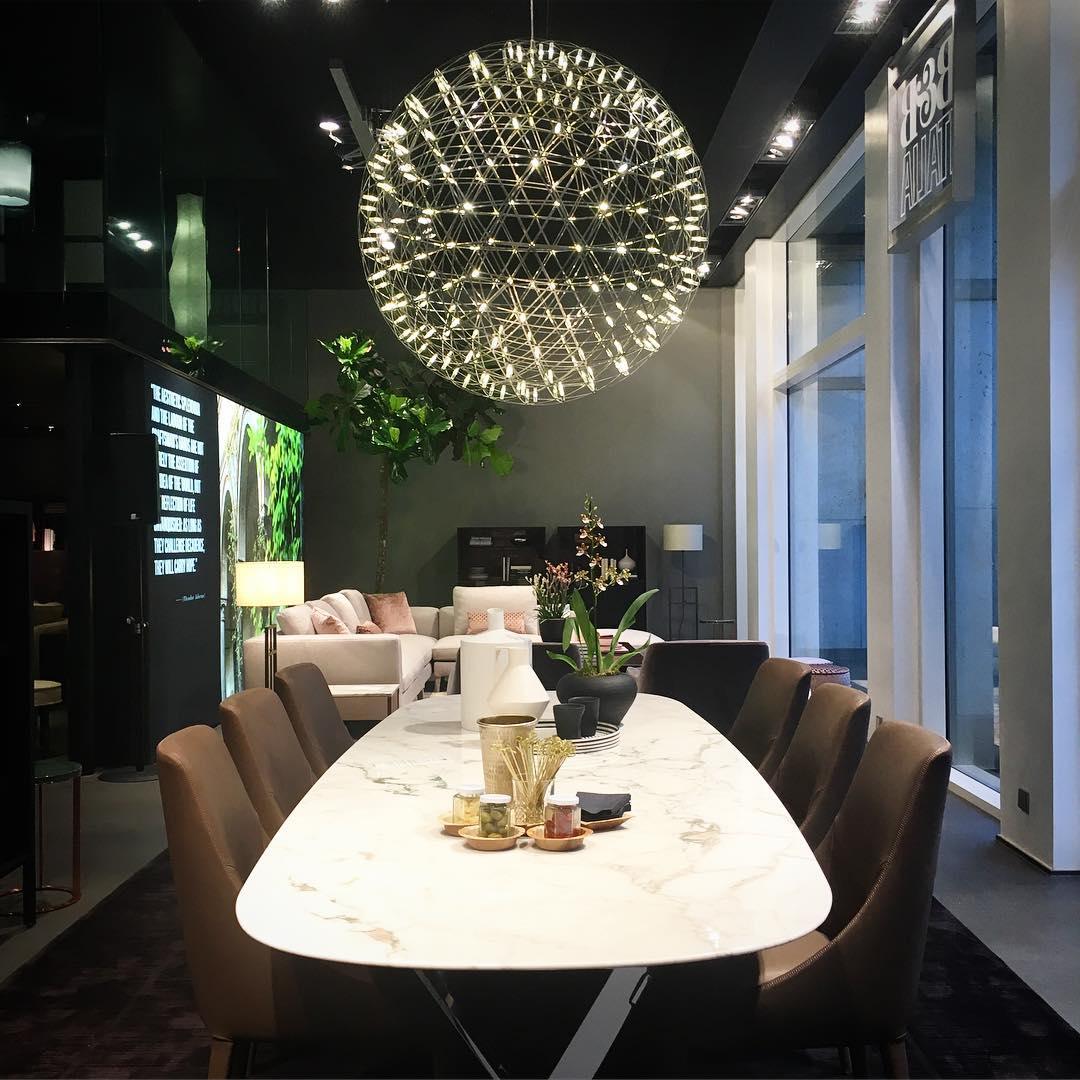 Sylvarin Gold Spark Ball Pendant Light