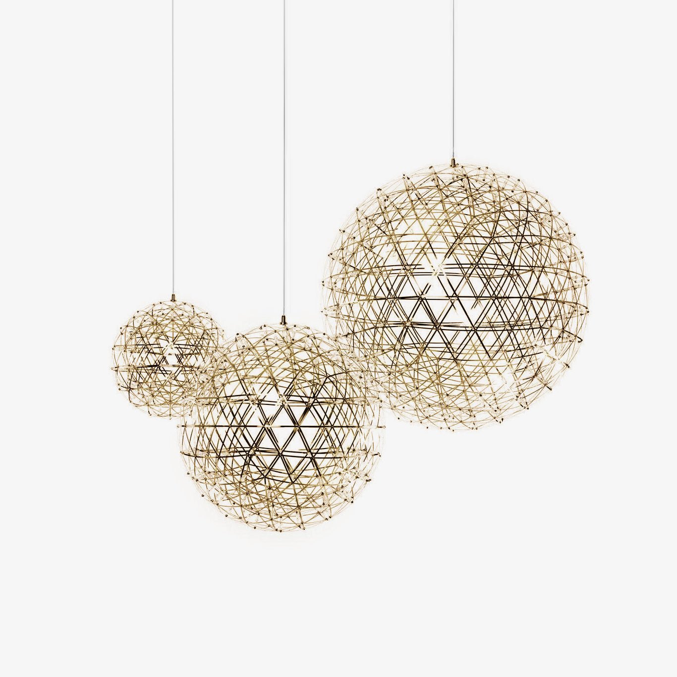 Sylvarin Gold Spark Ball Pendant Light