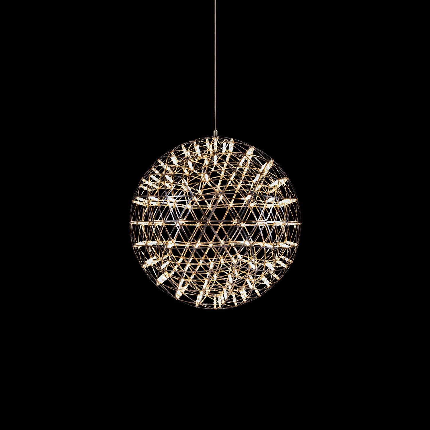 Delcourt Silver Spark Ball Pendant Light