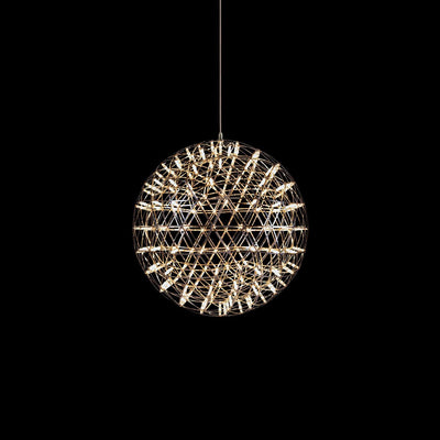 Delcourt Silver Spark Ball Pendant Light