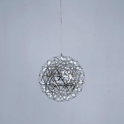 Delcourt Silver Spark Ball Pendant Light