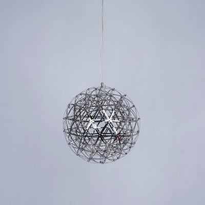 Delcourt Silver Spark Ball Pendant Light