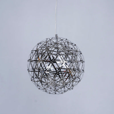 Delcourt Silver Spark Ball Pendant Light