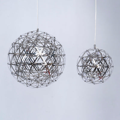 Delcourt Silver Spark Ball Pendant Light