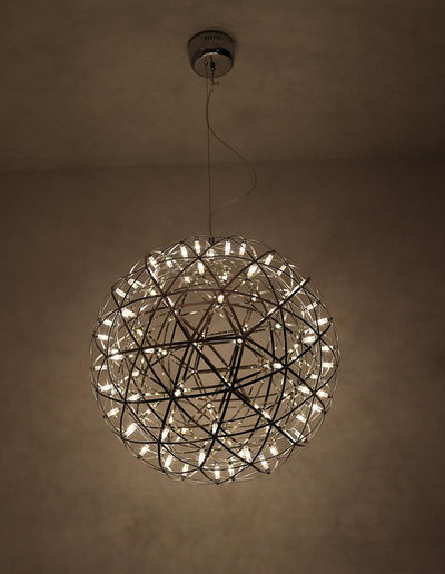 Delcourt Silver Spark Ball Pendant Light