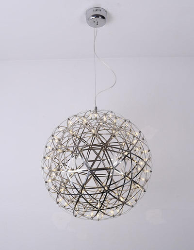 Delcourt Silver Spark Ball Pendant Light
