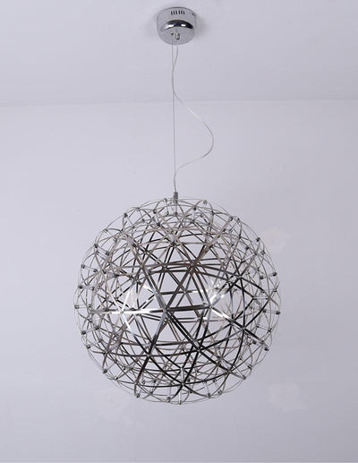 Delcourt Silver Spark Ball Pendant Light