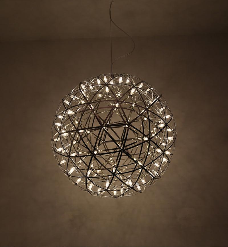 Delcourt Silver Spark Ball Pendant Light