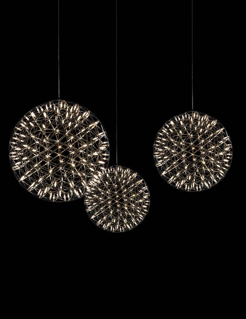 Delcourt Silver Spark Ball Pendant Light