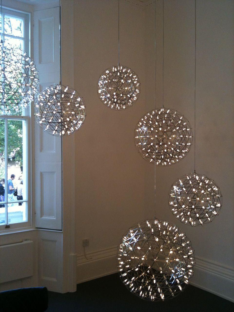 Delcourt Silver Spark Ball Pendant Light
