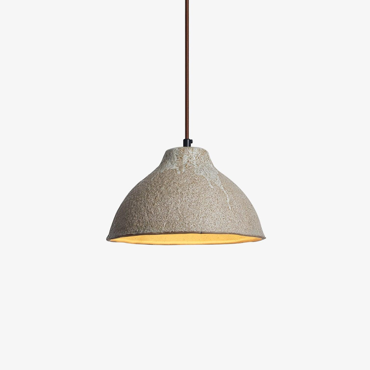Aldaia Retro Ceramic & Wood Pendant Lamp