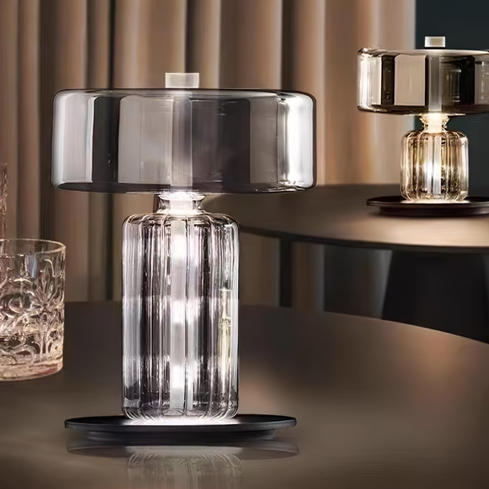 Svora Modern Glass Table Lamp