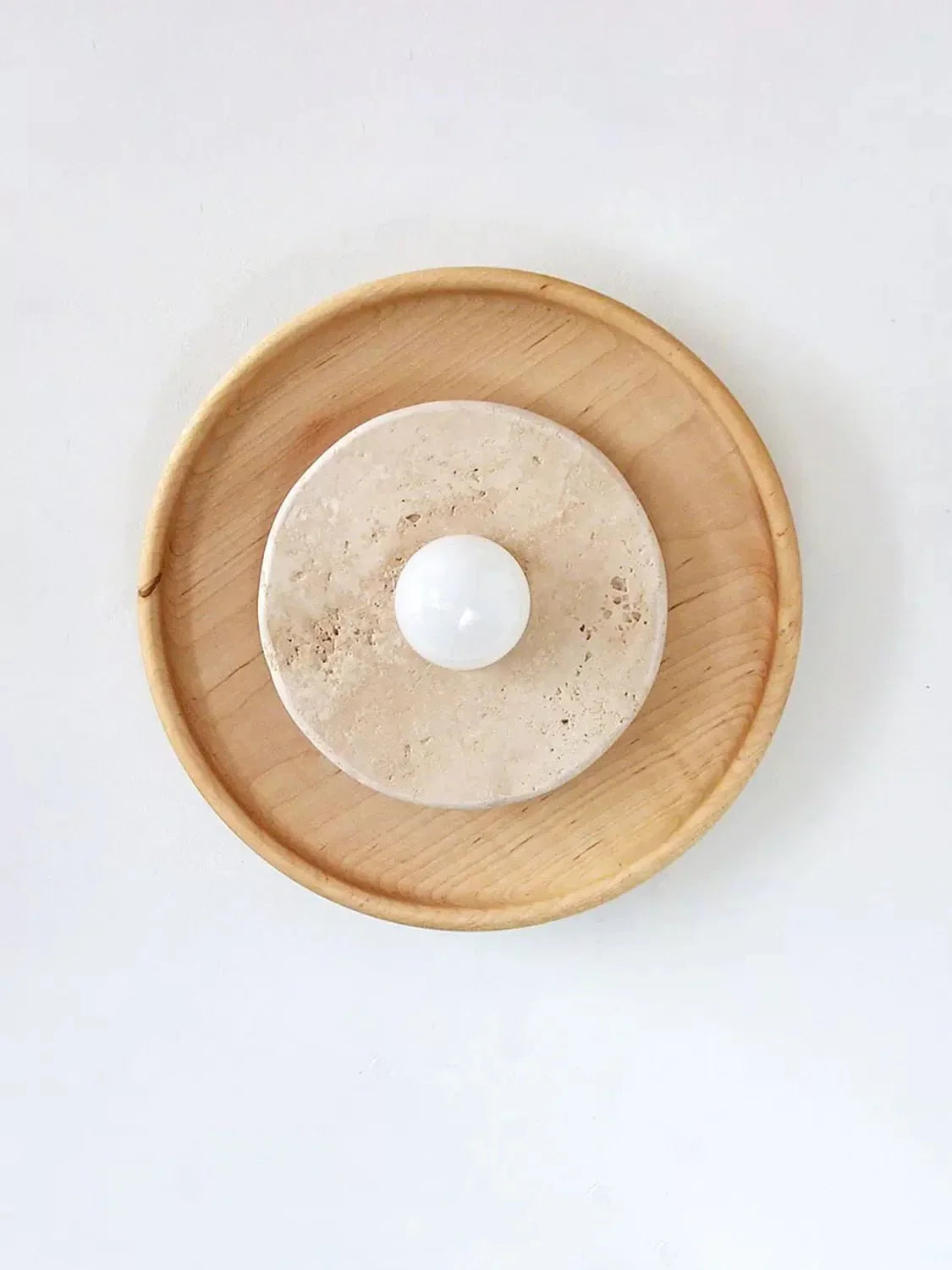 Valinine Travertine Wall Sconce