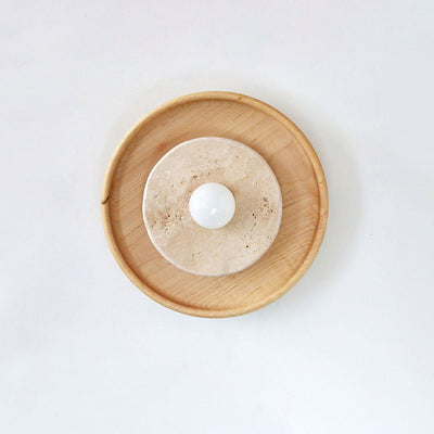 Valinine Travertine Wall Sconce