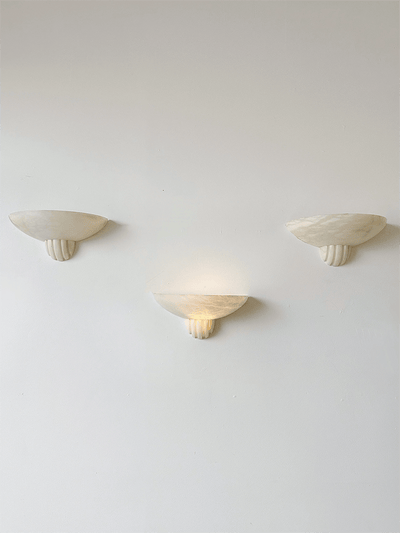 Rare Alabaster Wall Sconce