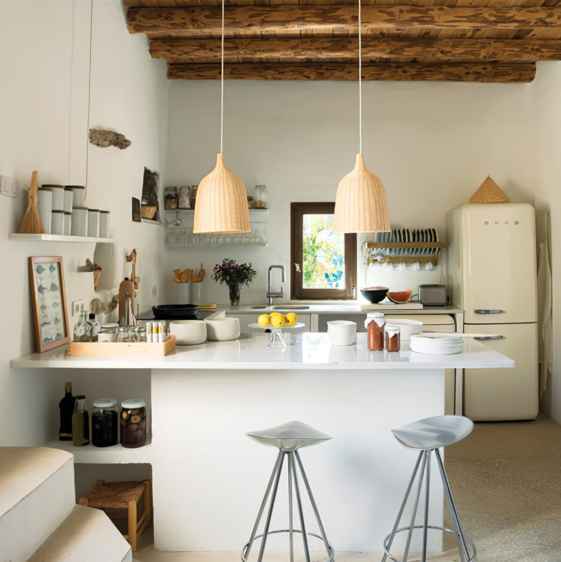 Ravisine Rustic Rattan Pandent Light