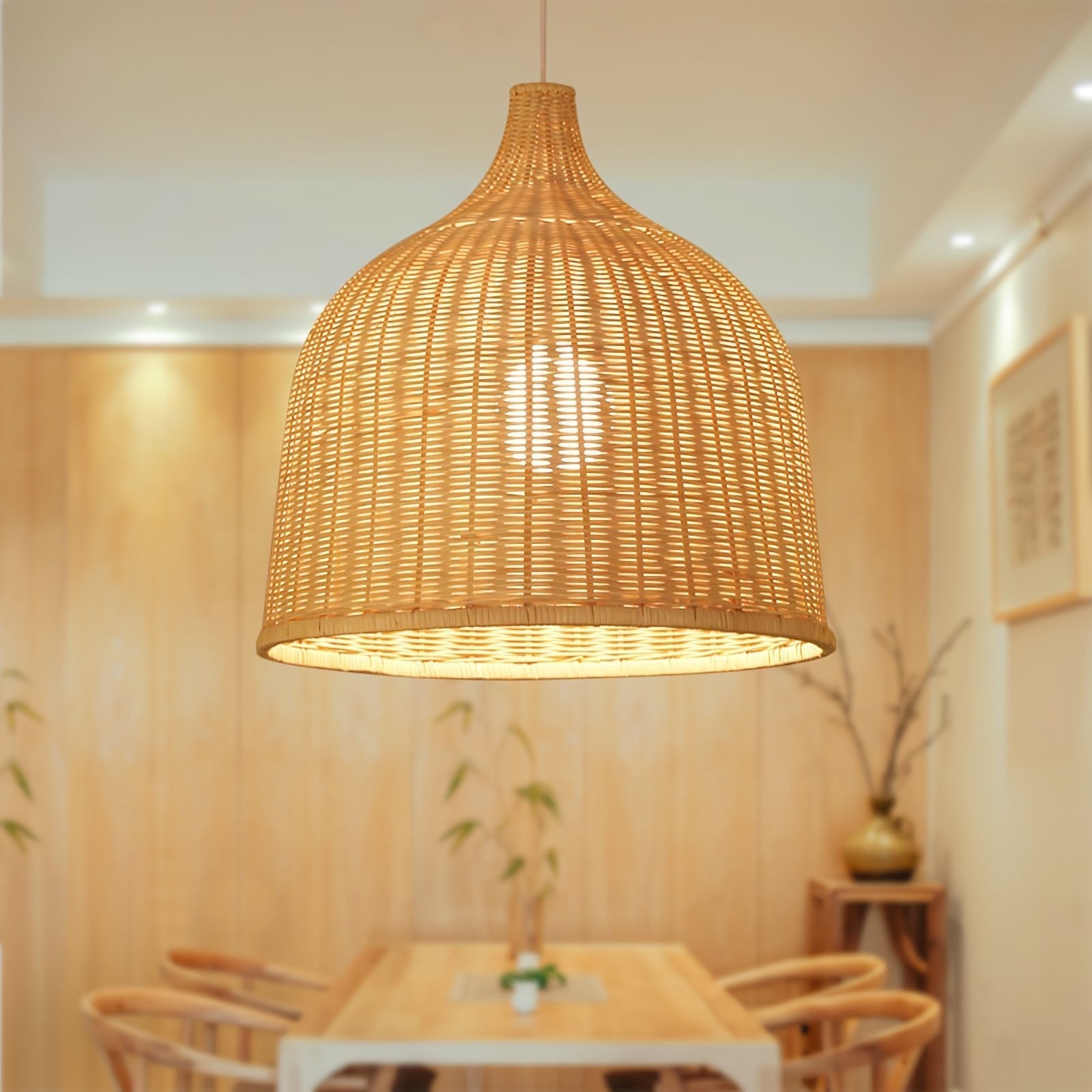Ravisine Rustic Rattan Pandent Light