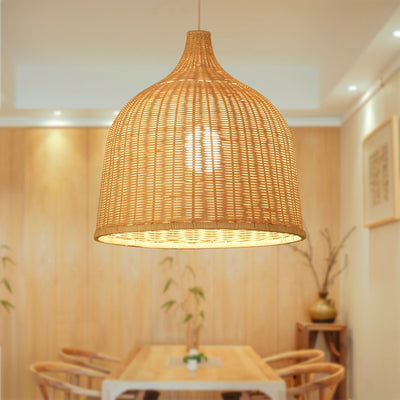 Ravisine Rustic Rattan Pandent Light