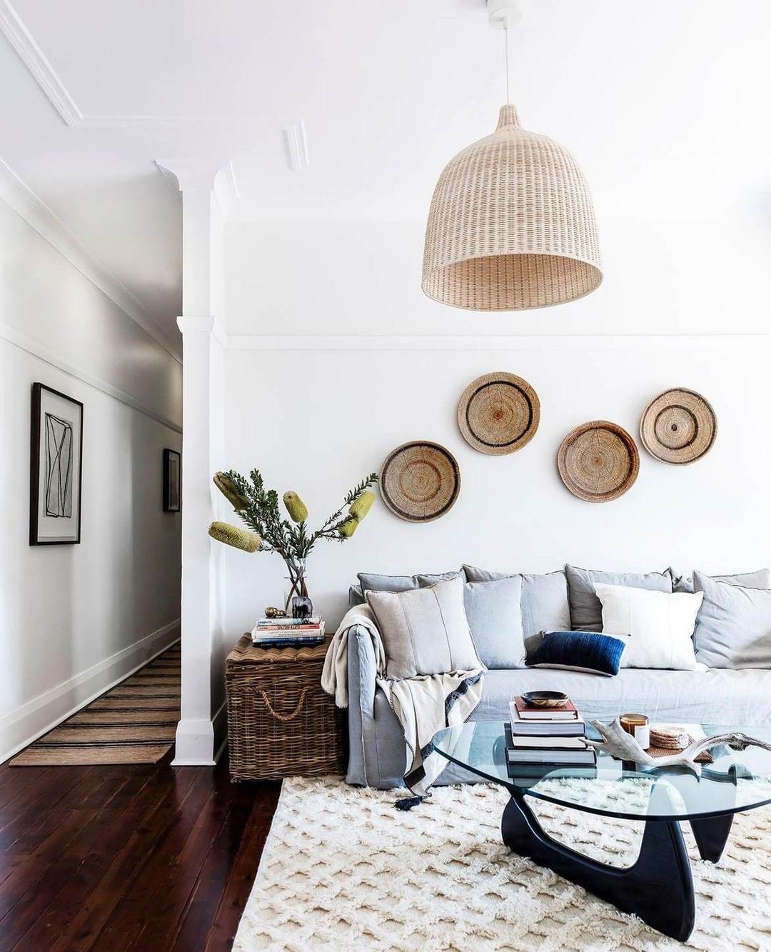 Ravisine Rustic Rattan Pandent Light