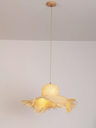 Vocan Rattan Vintage Pendant Light