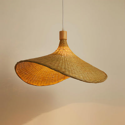 Marona Rattan Vintage Pendant Light - Neutral Decor