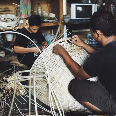 Ravisine Rustic Rattan Pandent Light
