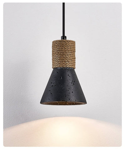 Ravena Rope Cone Pendant Lamp