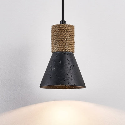 Ravena Rope Cone Pendant Lamp