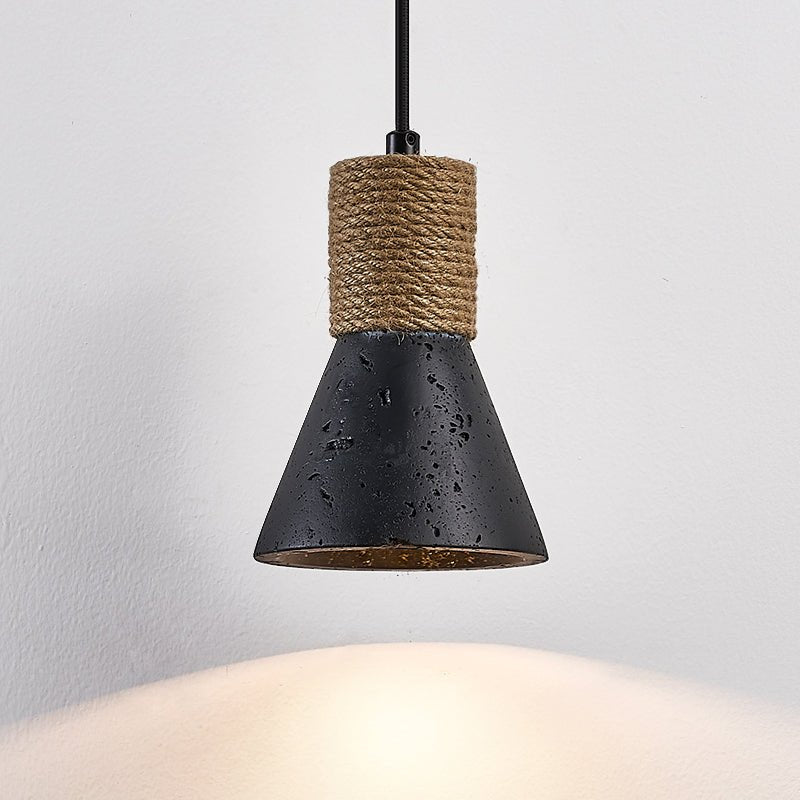 Ravena Rope Cone Pendant Lamp