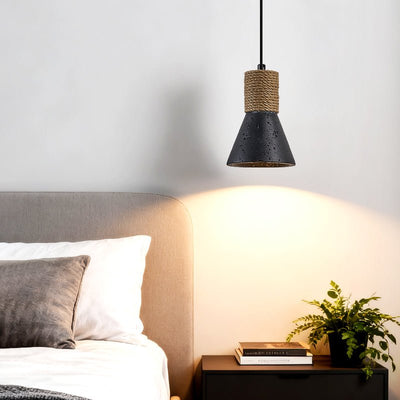 Ravena Rope Cone Pendant Lamp