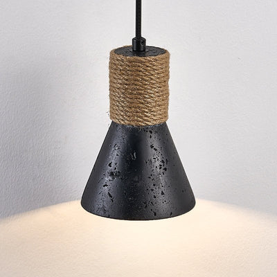 Ravena Rope Cone Pendant Lamp