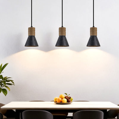Ravena Rope Cone Pendant Lamp