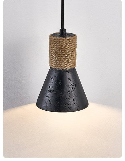 Ravena Rope Cone Pendant Lamp