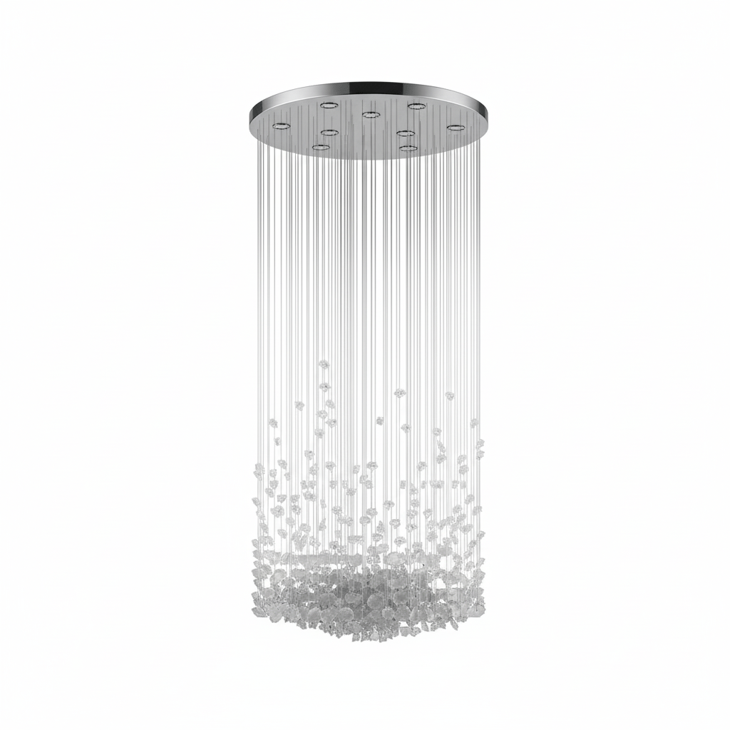 Elmsley Raw Crystal Chandelier