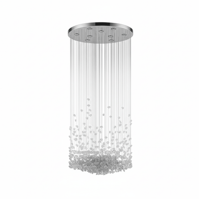 Elmsley Raw Crystal Chandelier