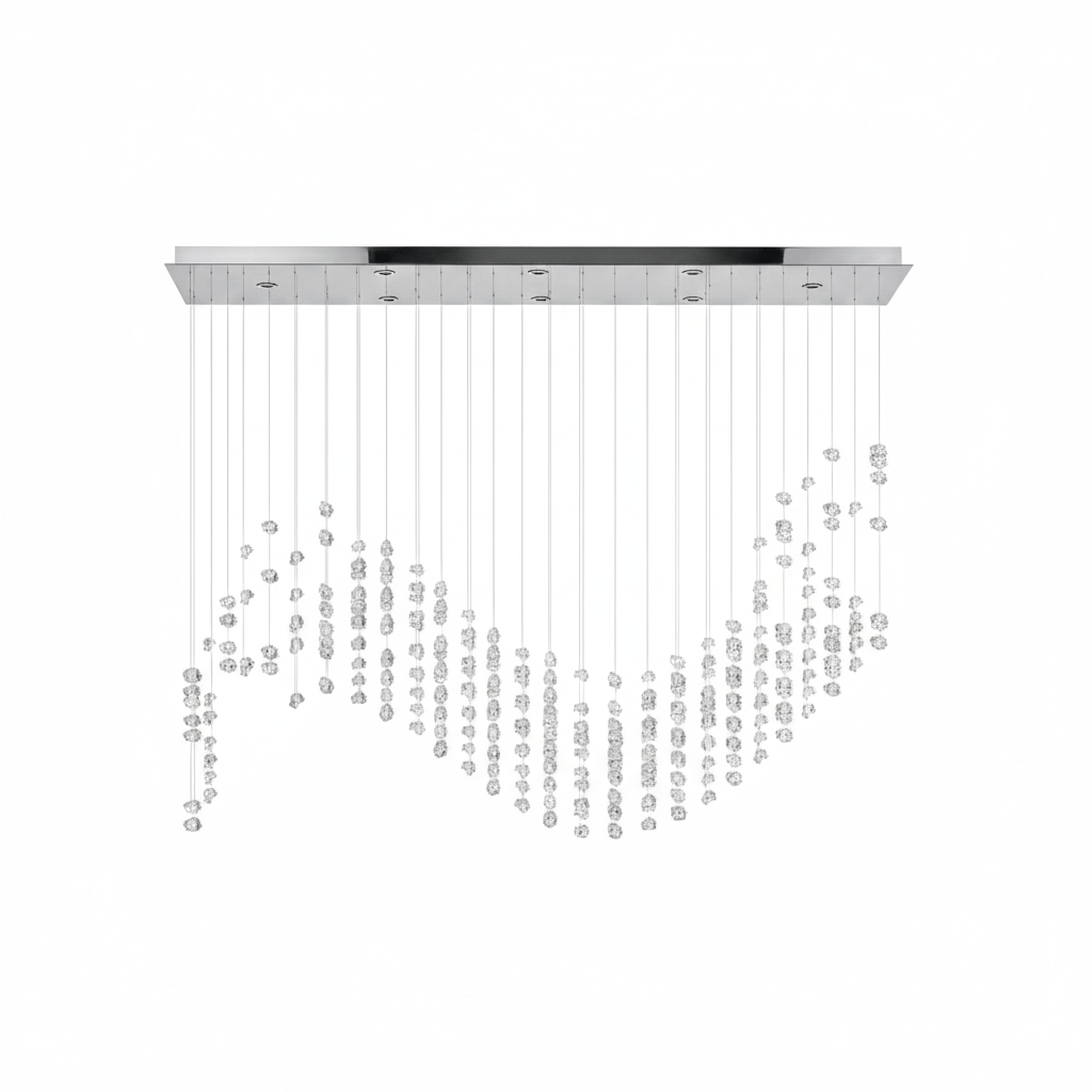 Elmsley Raw Crystal Chandelier