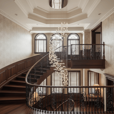Elmsley Raw Crystal Chandelier