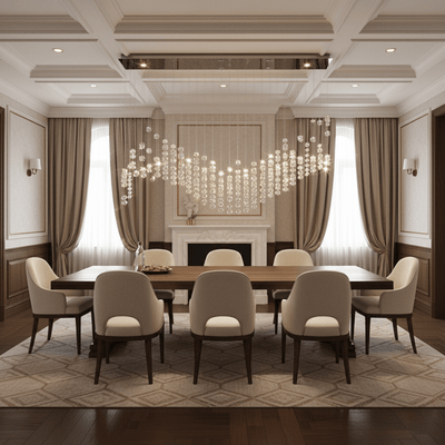 Elmsley Raw Crystal Chandelier