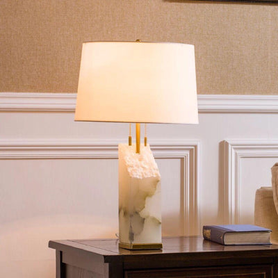 Gaveth Minimalist Alabaster Table Lamp